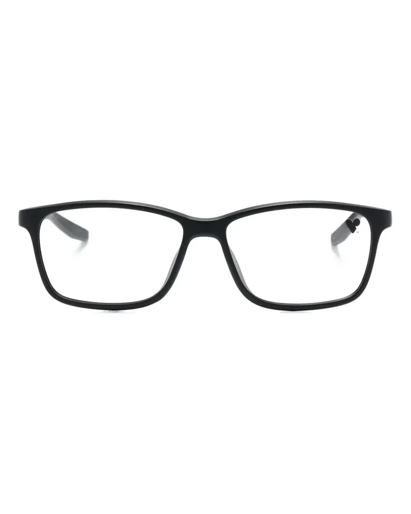 Nike 7118 Brille mit eckigem Gestell - Schwarz Schwarz