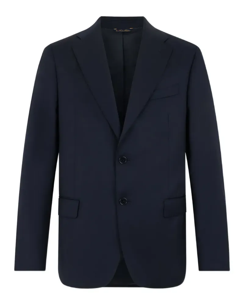 Brooks Brothers single-breasted wool blazer - Blau Blau