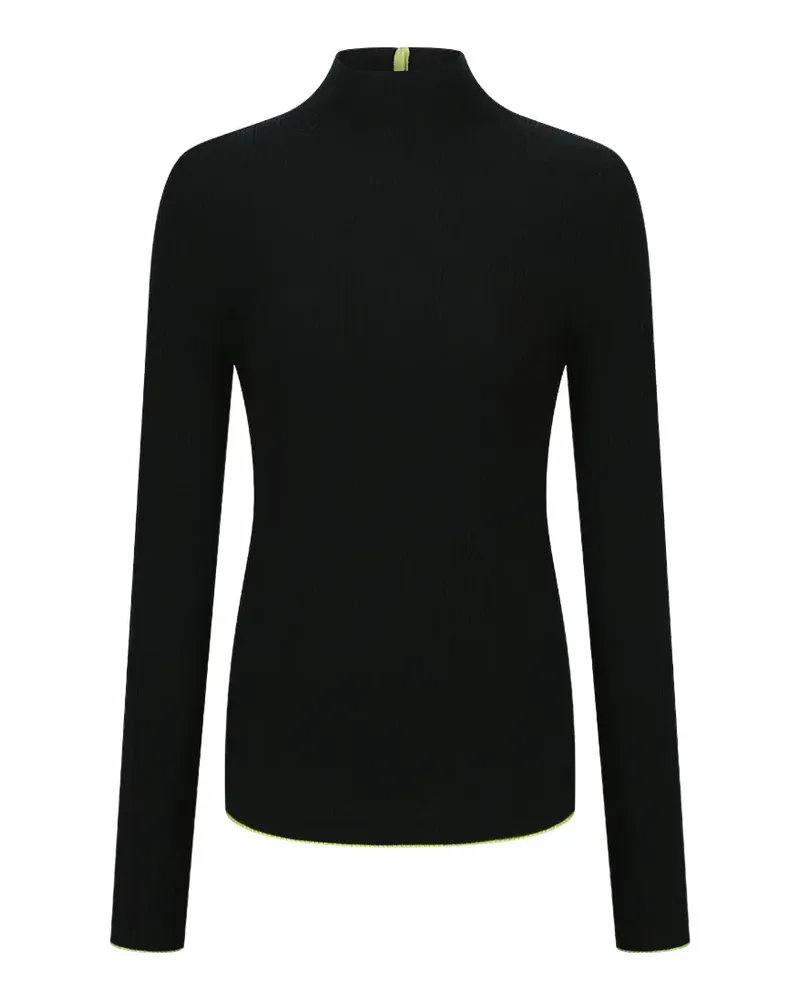 Shanghai Tang Tang Pullover mit Stehkragen - Schwarz Schwarz