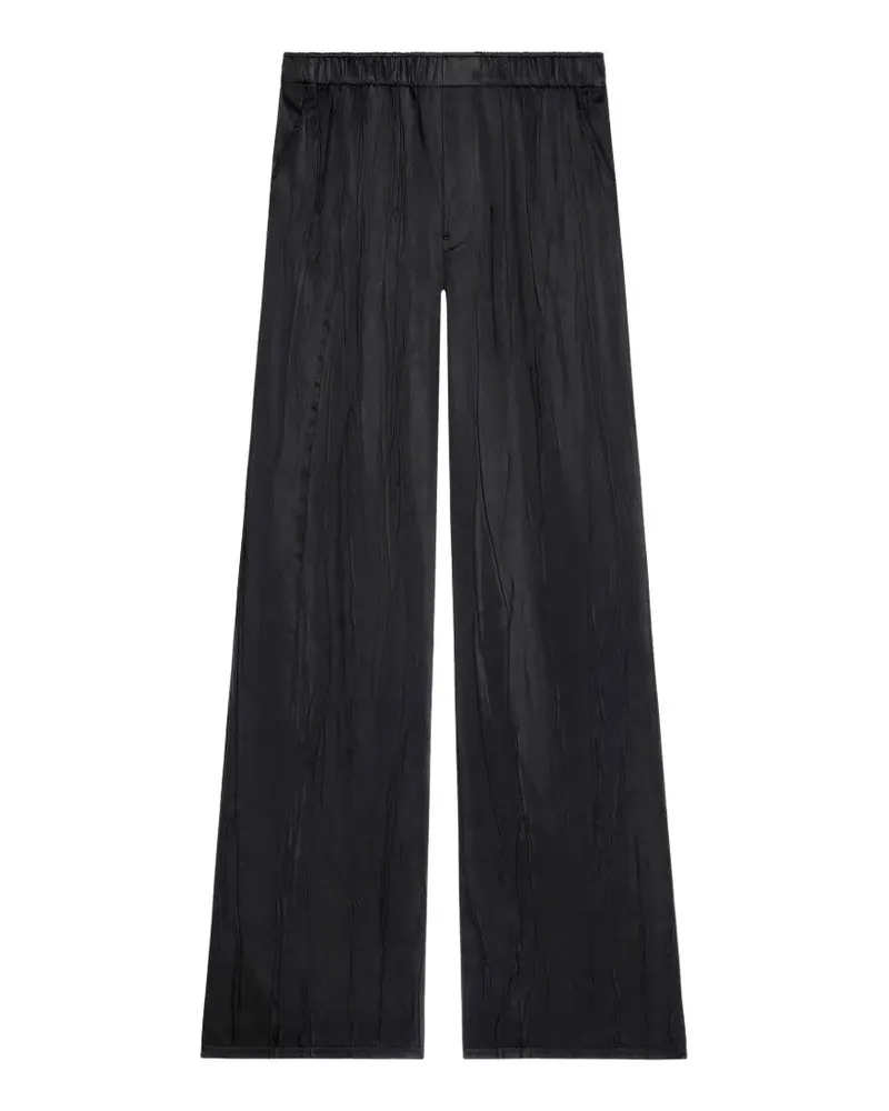 Courrèges Hose in Knitteroptik - Schwarz Schwarz