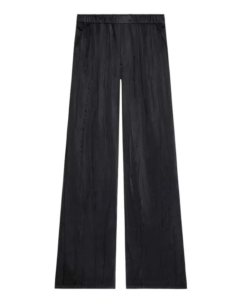 Courrèges Hose in Knitteroptik - Schwarz Schwarz