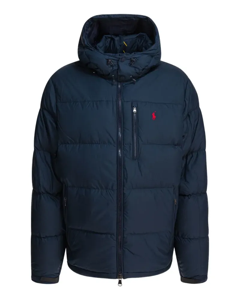 Ralph Lauren Kapuzenmantel mit Logo-Stickerei - Blau Blau