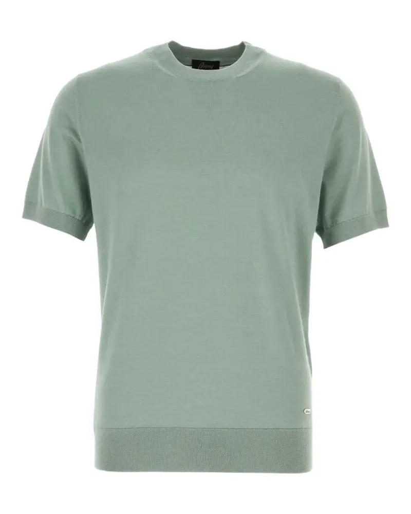 Brioni round-neck short-sleeve T-shirt - Grün Grün