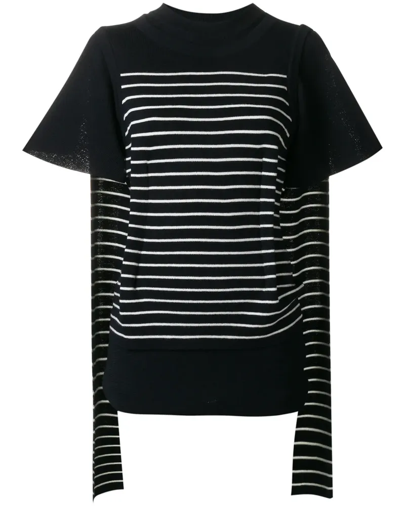 J.W.Anderson T-Shirt im Lagen-Look - Blau Blau