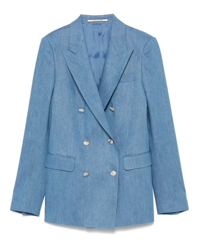 Tagliatore Blazer mit Glitter - Blau Blau