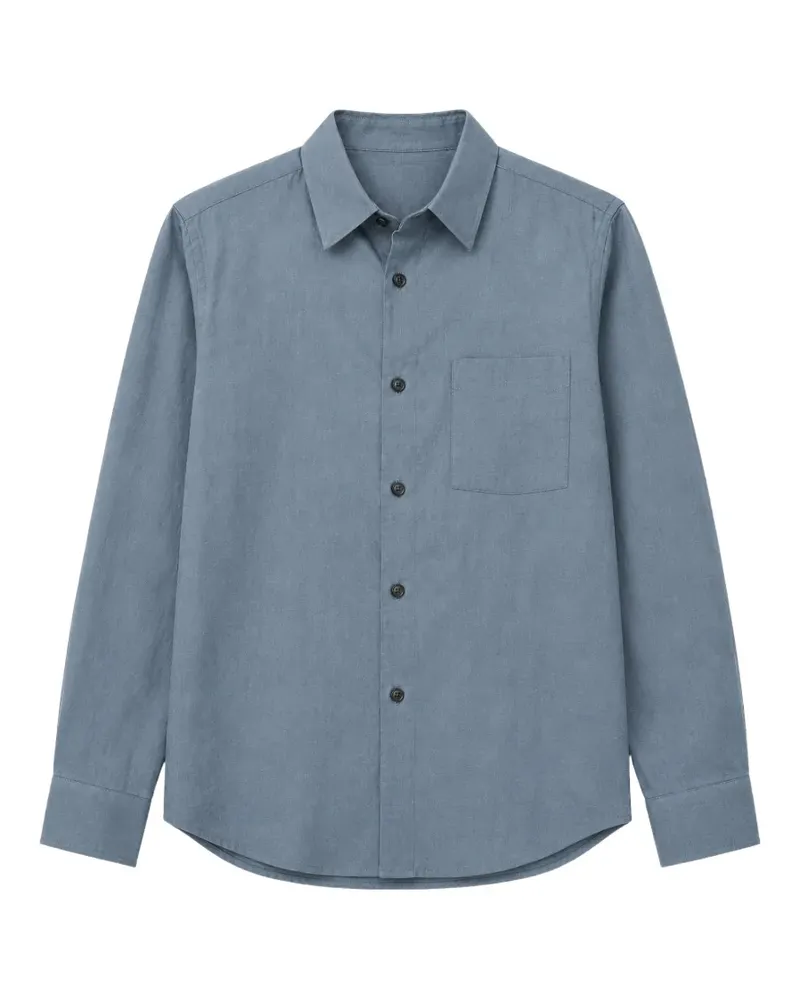 Be Able chest-pocket button-up shirt - Blau Blau