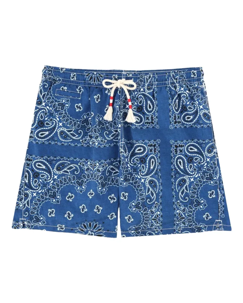 MC2 Saint Barth Caprese bandana-print swim shorts - Blau Blau
