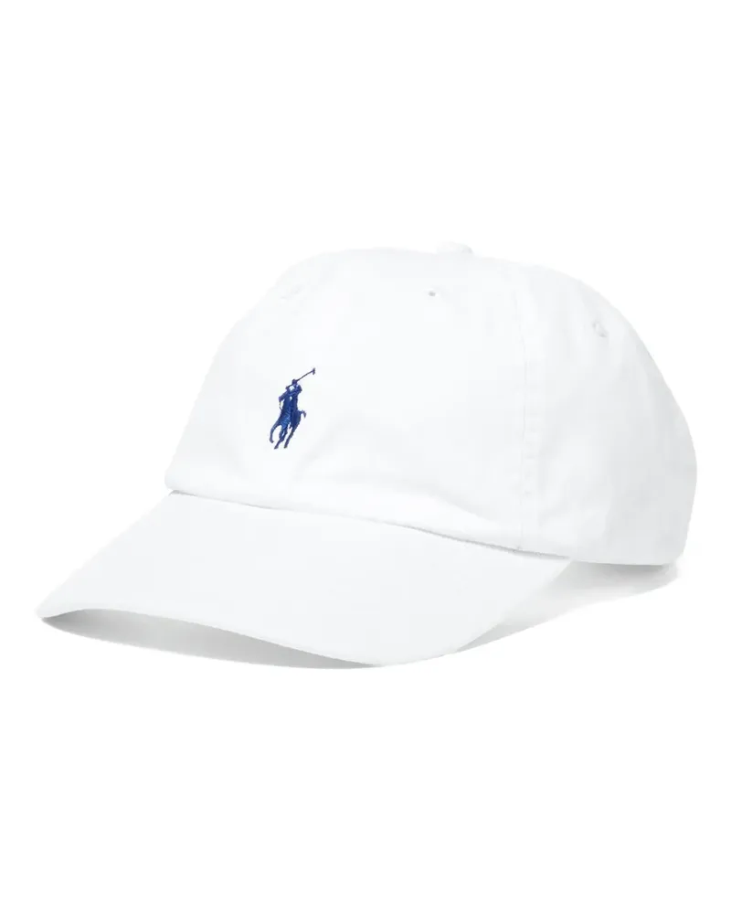 Ralph Lauren Baseballkappe mit Logo-Stickerei - Weiß Weiß