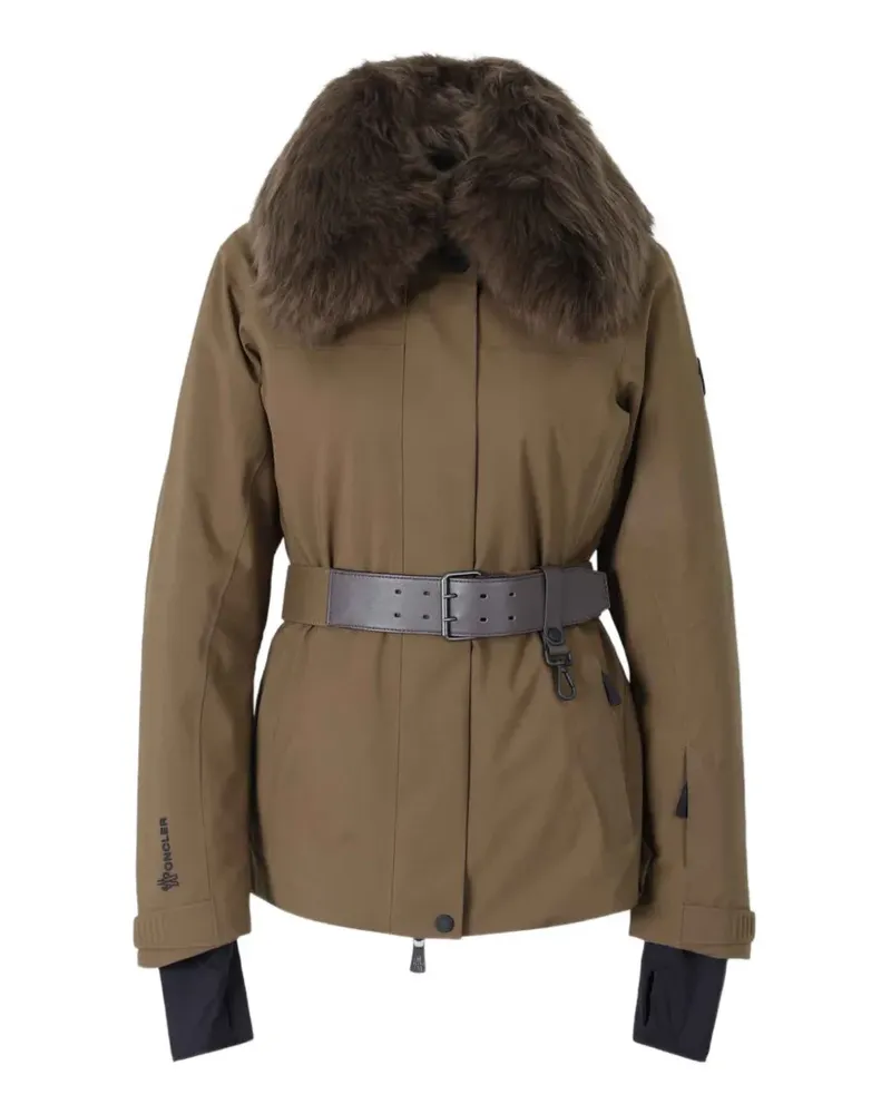 Moncler Vizelles Skijacke mit Gürtel - Grün Grün