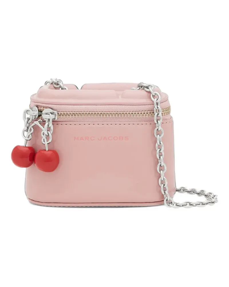 Marc Jacobs Mini Kosmetiktasche mit Kirschanhänger - Rosa Rosa
