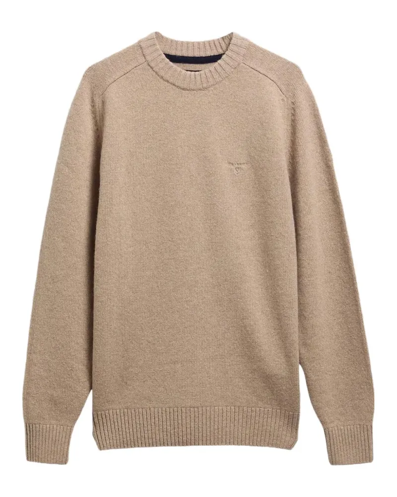 Barbour Newtown crew neck jumper - Nude Nude