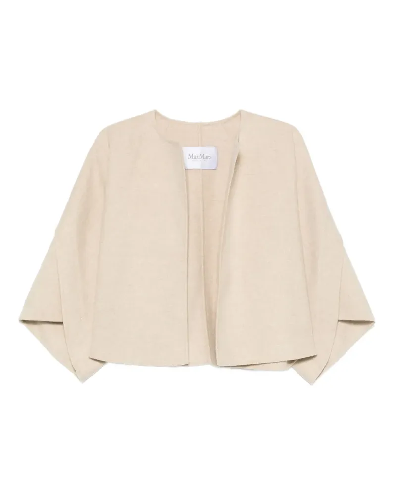 Max Mara Kurzärmelige OVADA Jacke - Nude Nude