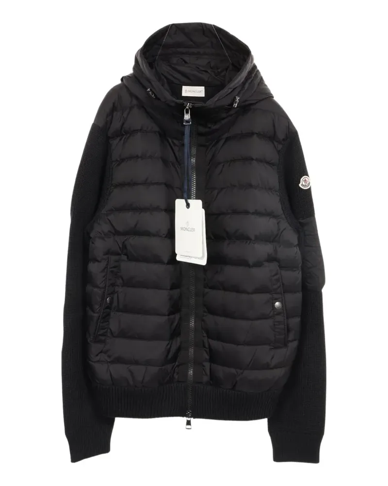 Moncler 2020s hooded padded jacket - Schwarz Schwarz