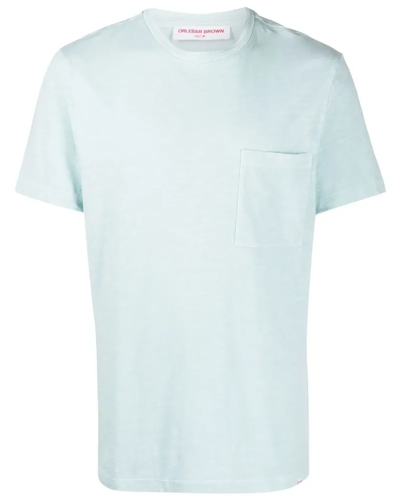 Orlebar Brown T-Shirt mit Rundhalsausschnitt - Blau Blau