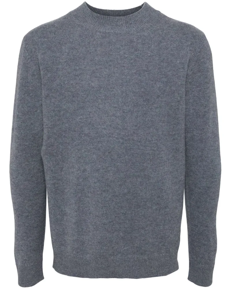 ManOnTheBoon Pullover mit Stehkragen - Blau Blau