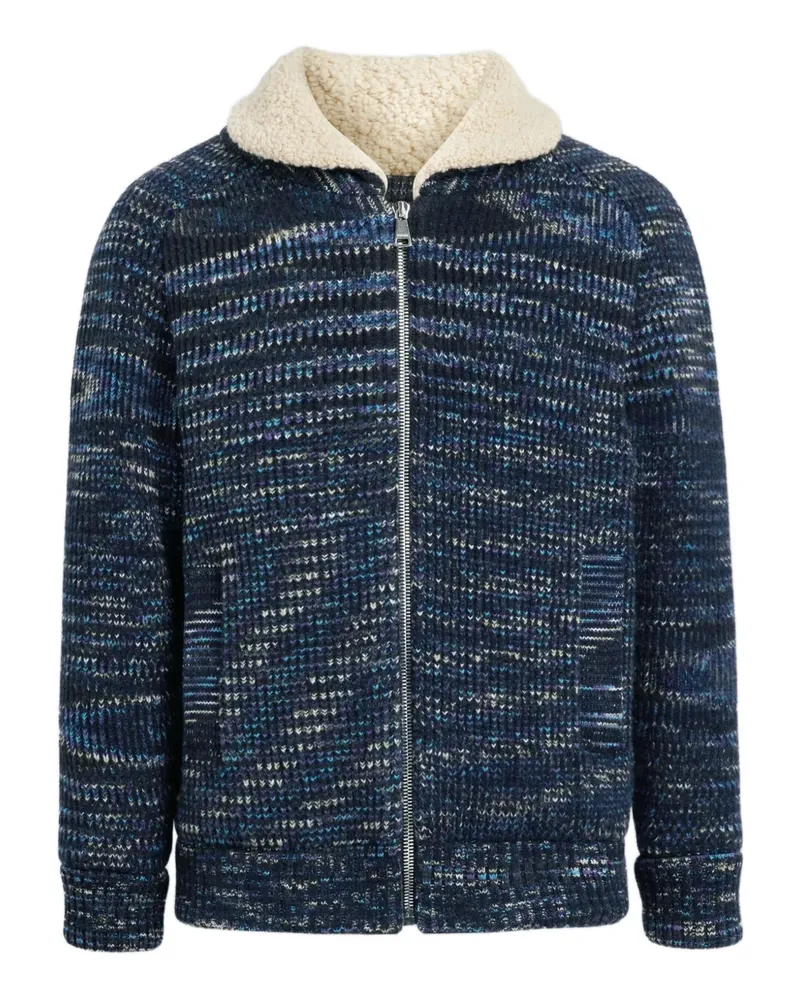 Missoni Jacke mit Shearling-Kragen - Blau Blau