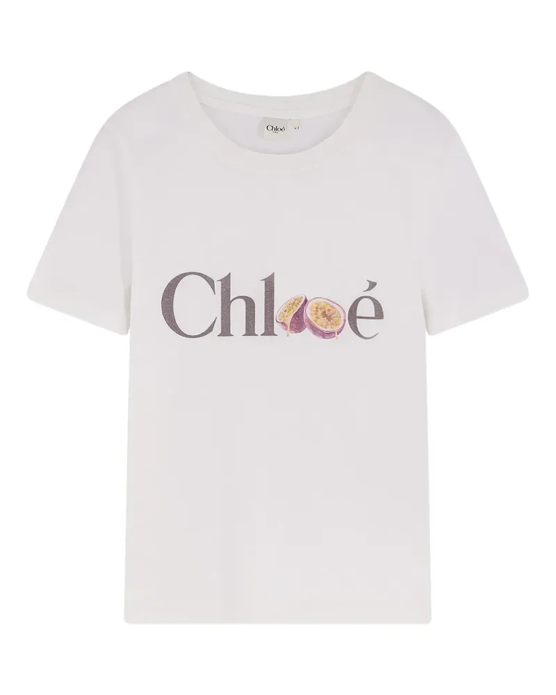 Chloé logo T-shirt - Nude Nude