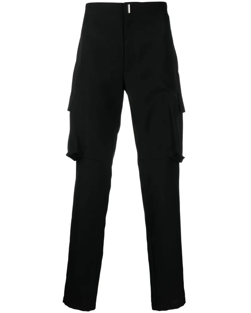 Givenchy Cargohose mit geradem Bein Schwarz