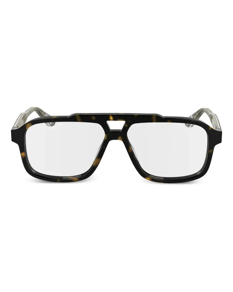 Calvin Klein Pilotenbrille in Schildpattoptik - Braun Braun