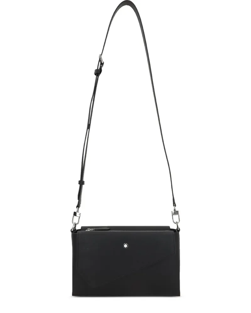 Montblanc Kuriertasche mit Logo-Schild - Schwarz Schwarz