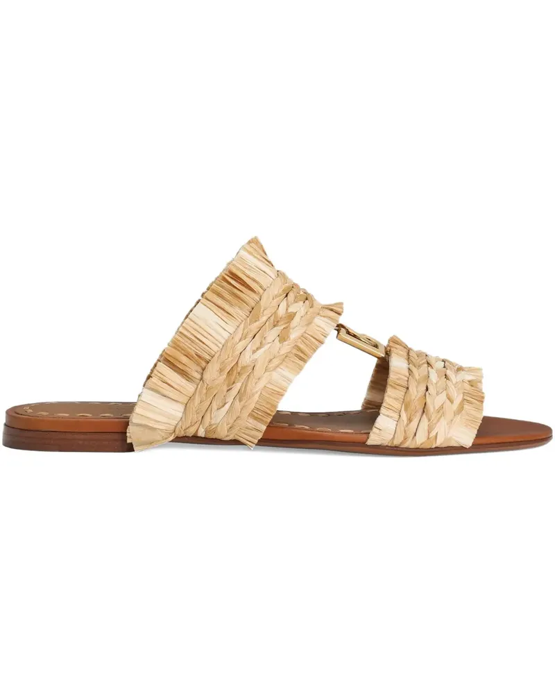 Dolce & Gabbana Sandalen mit geflochtenen Riemen - Nude Nude