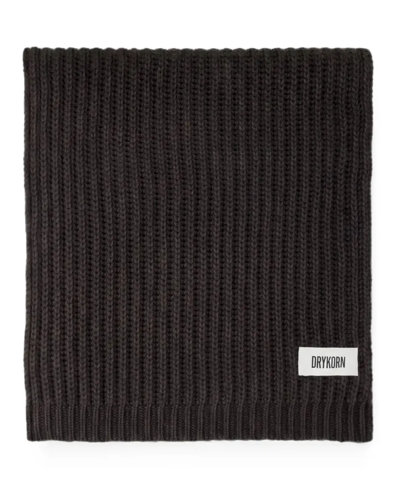 Drykorn Cronica_3 ribbed-knit scarf - Braun Braun