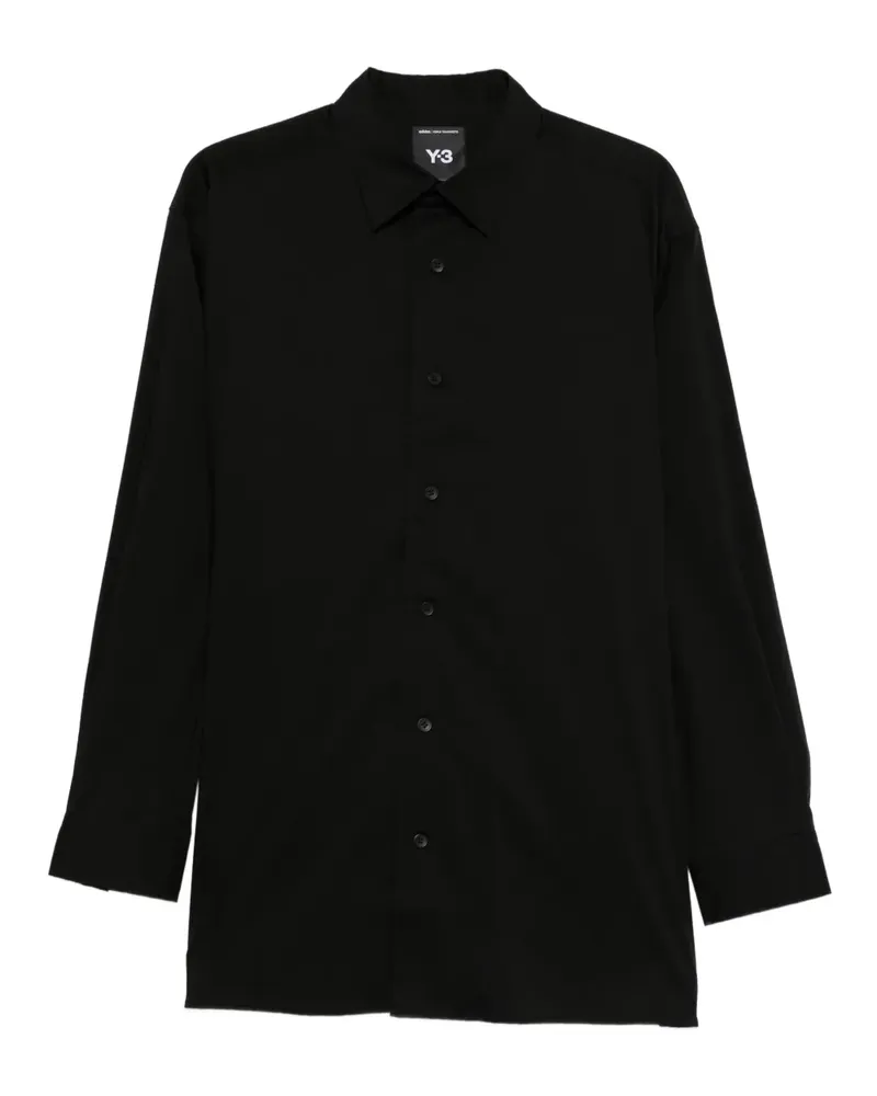 Y-3 Langärmeliges Hemd - Schwarz Schwarz