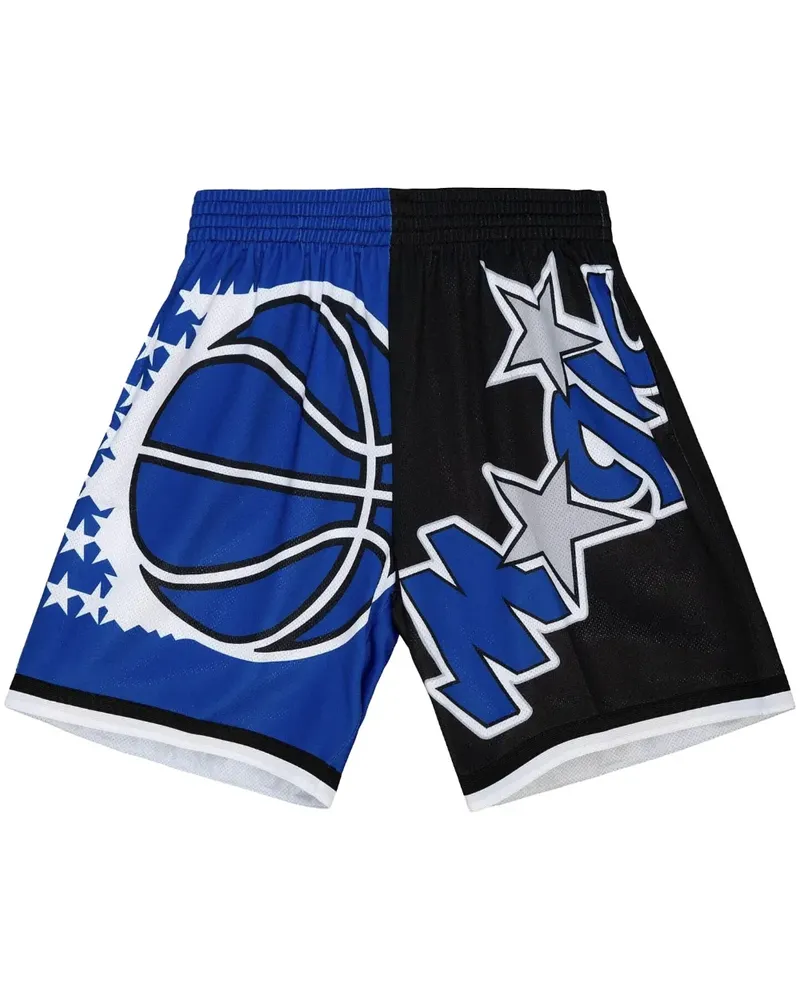 Mitchell & Ness NBA Orlando Magic Big Face 5.0 Shorts - Blau Blau