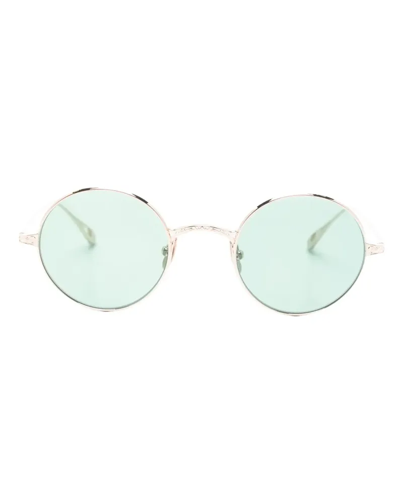 Garrett Leight GLCO x Ozzy Sonnenbrille mit rundem Gestell - Gold Gold
