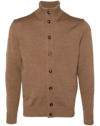 Zanone Klassischer Cardigan Braun