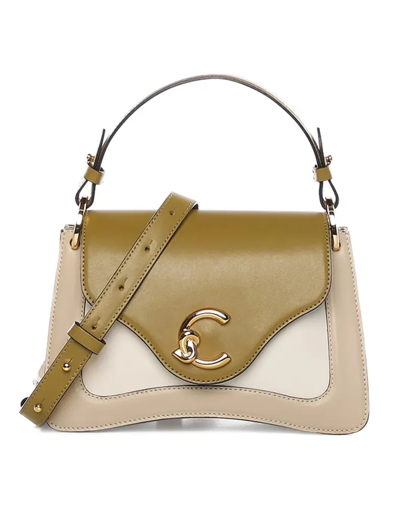 Coccinelle two-tone cross body bag - Nude Nude