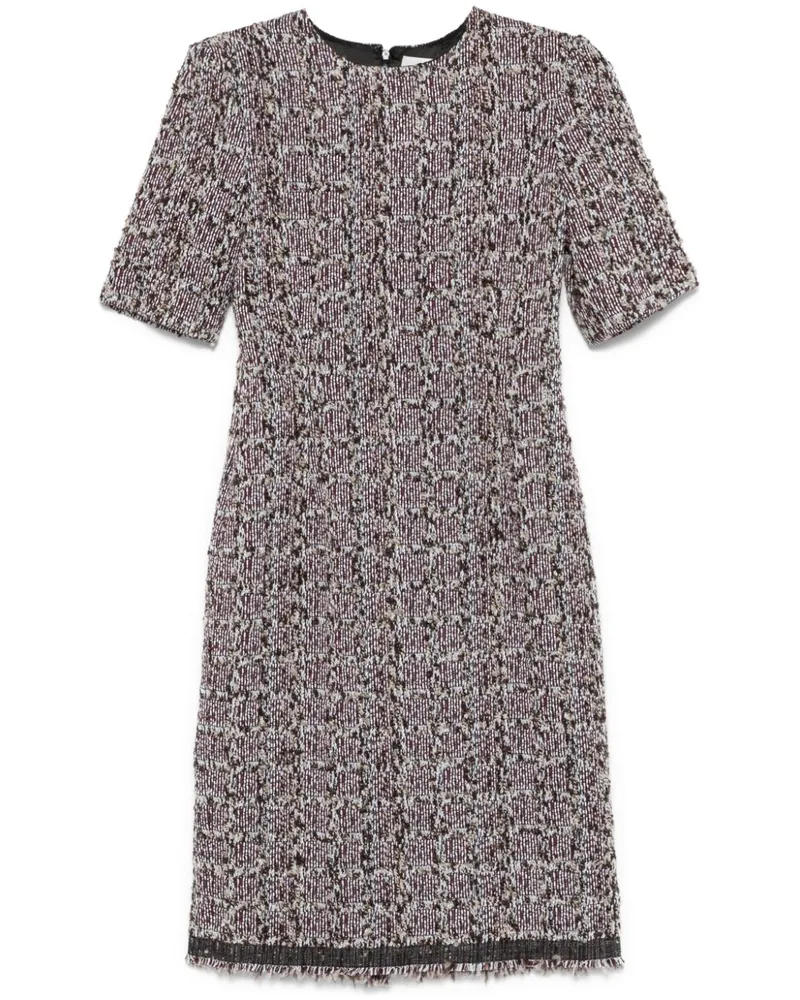 Lanvin Midikleid aus Tweed - Rot Rot