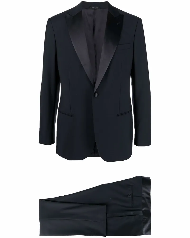 Giorgio Armani Einreihiger Smoking - Blau Blau