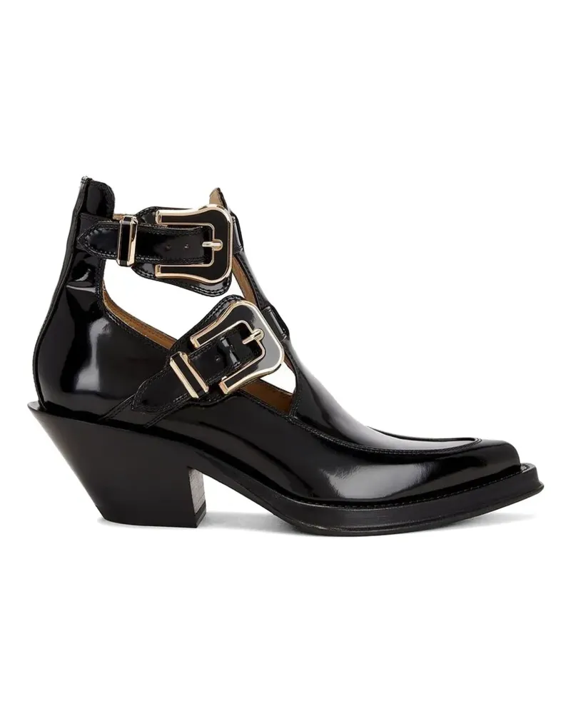 Gabriela Hearst Stiefel mit Riemen - Schwarz Schwarz