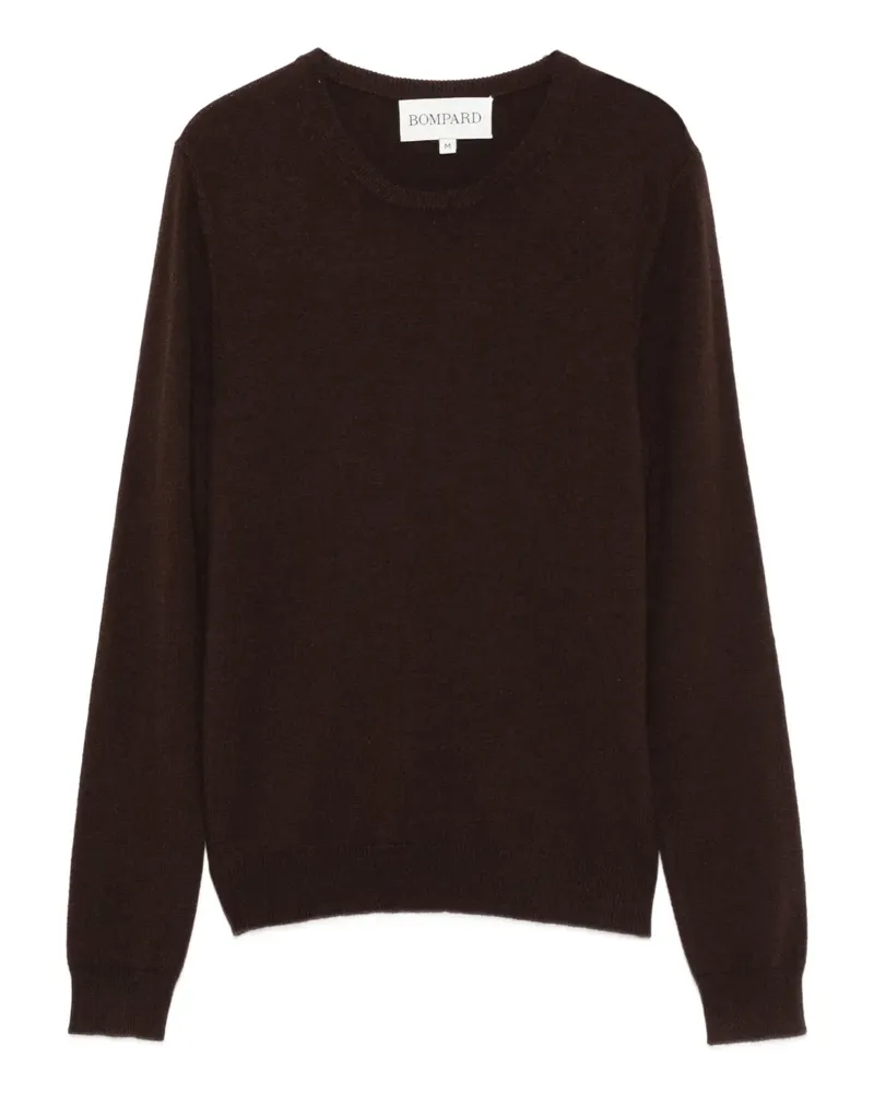 Eric Bompard Kaschmirpullover mit Rundhalsausschnitt - Braun Braun
