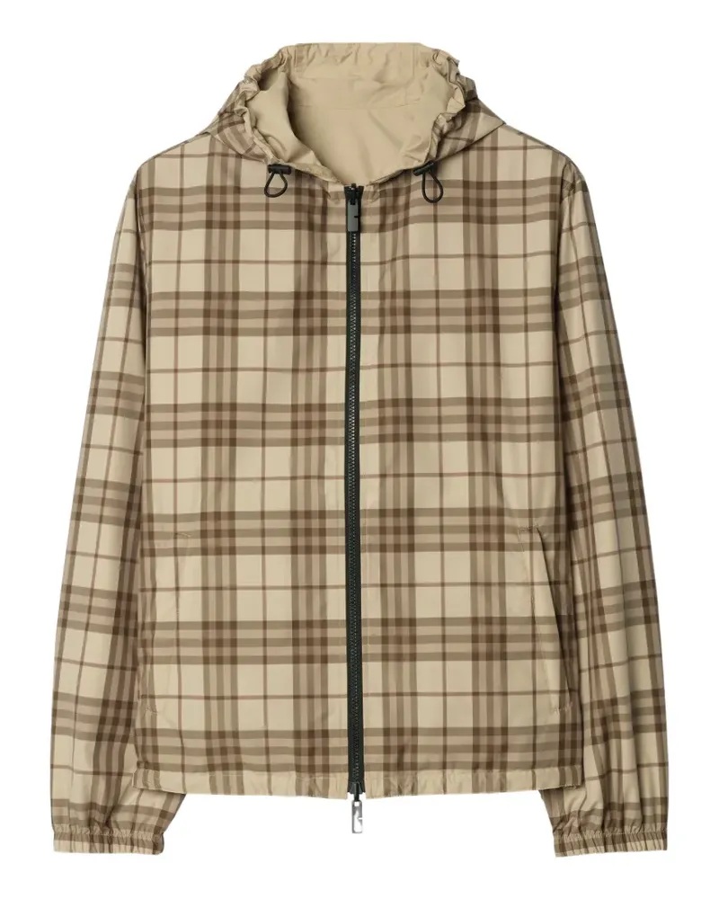 Burberry reversible Check Newport hooded jacket - Nude Nude