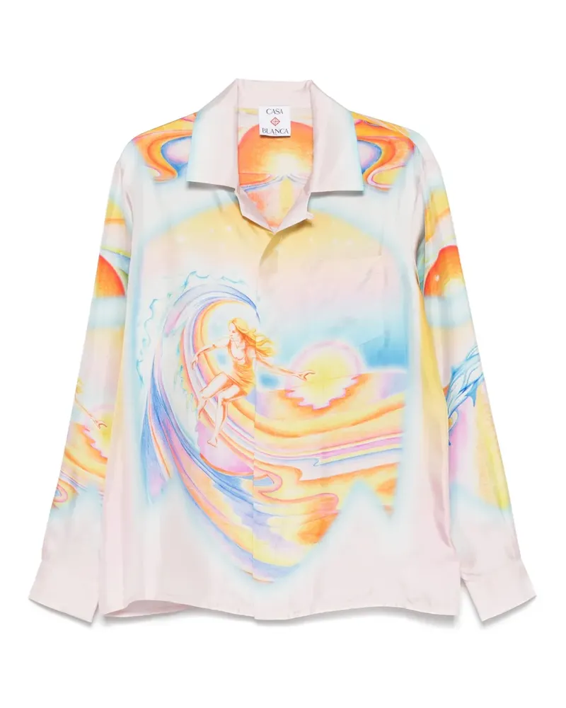 Casablanca Paris Psychedelic Nirvana Hemd - Rosa Rosa