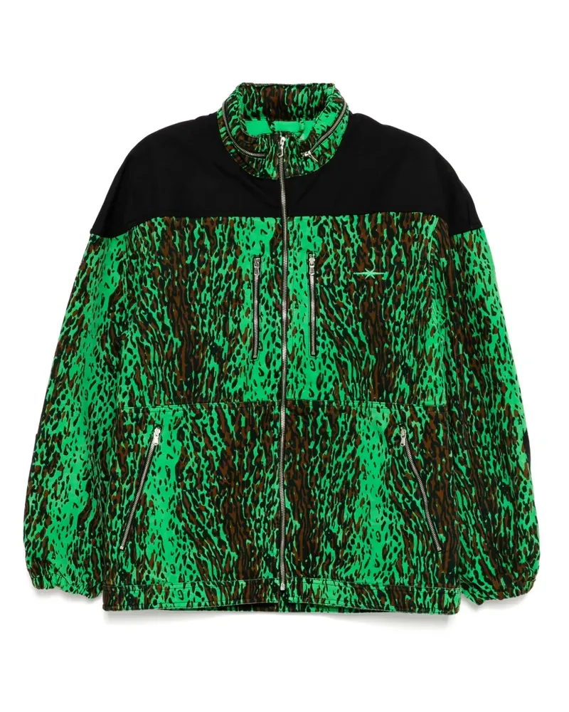 Stain Shade Jacke mit Leoparden-Print - Schwarz Schwarz