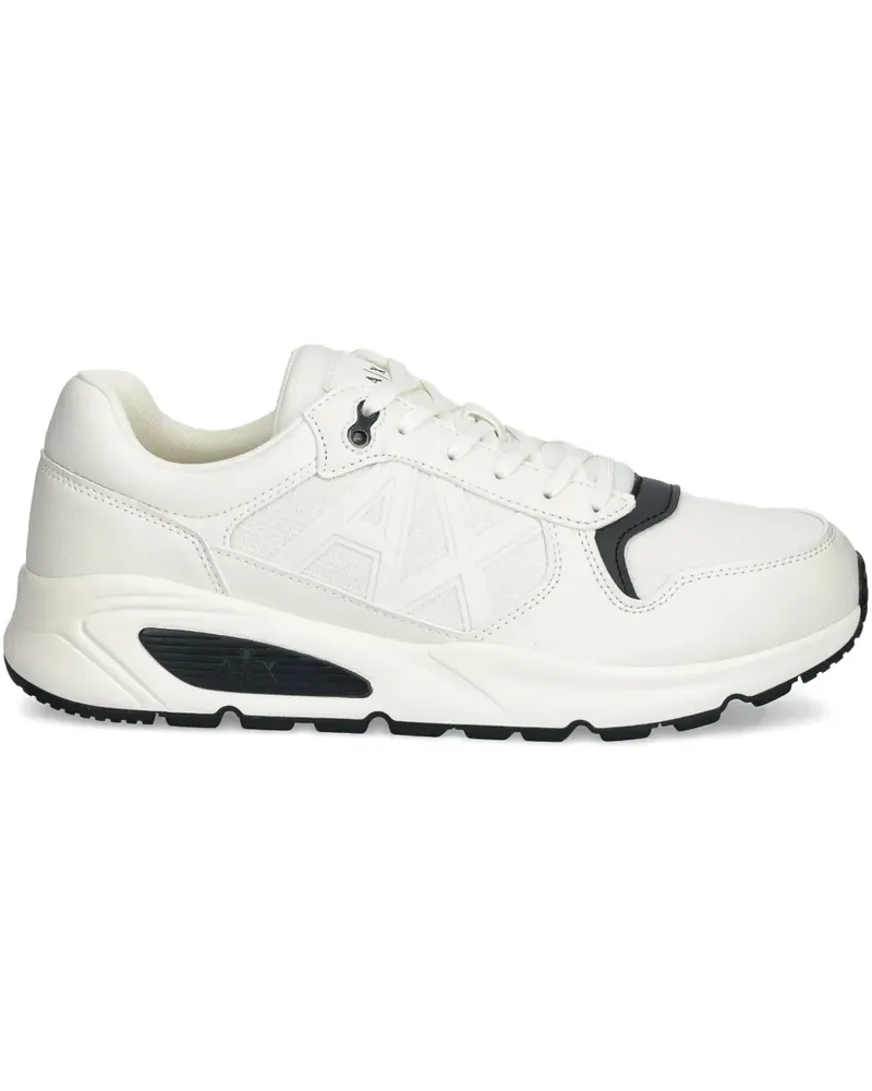 Armani Exchange Sneakers mit Logo-Prägung - Weiß Weiß