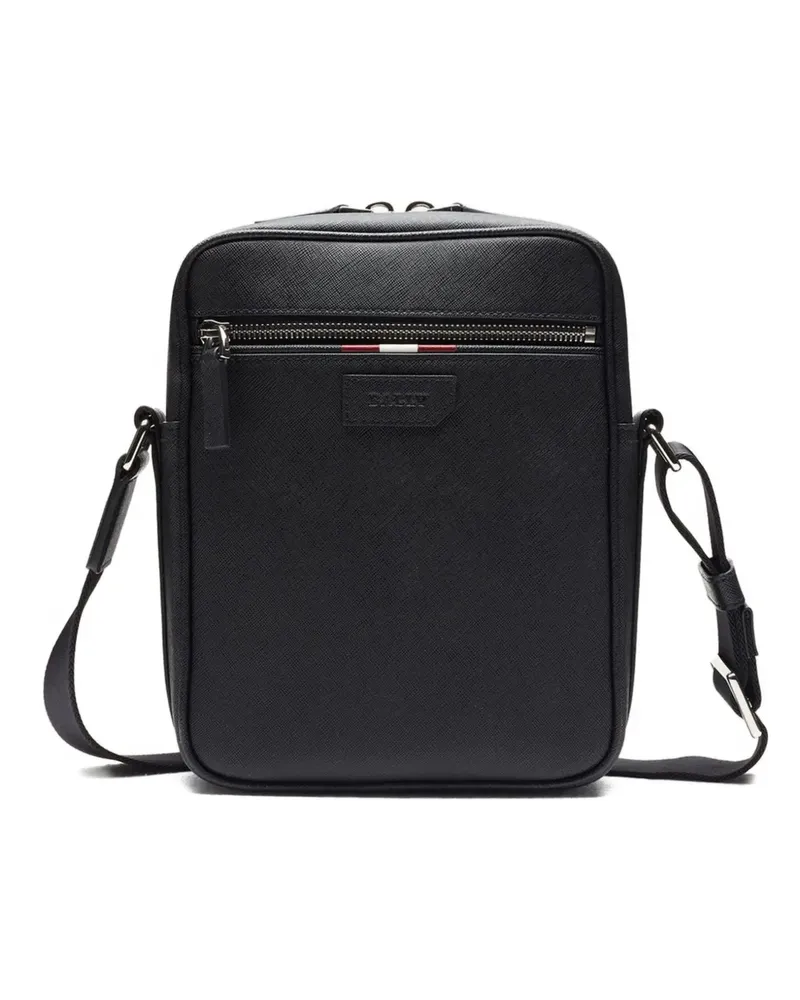Bally Kuriertasche mit Streifendetail - Schwarz Schwarz