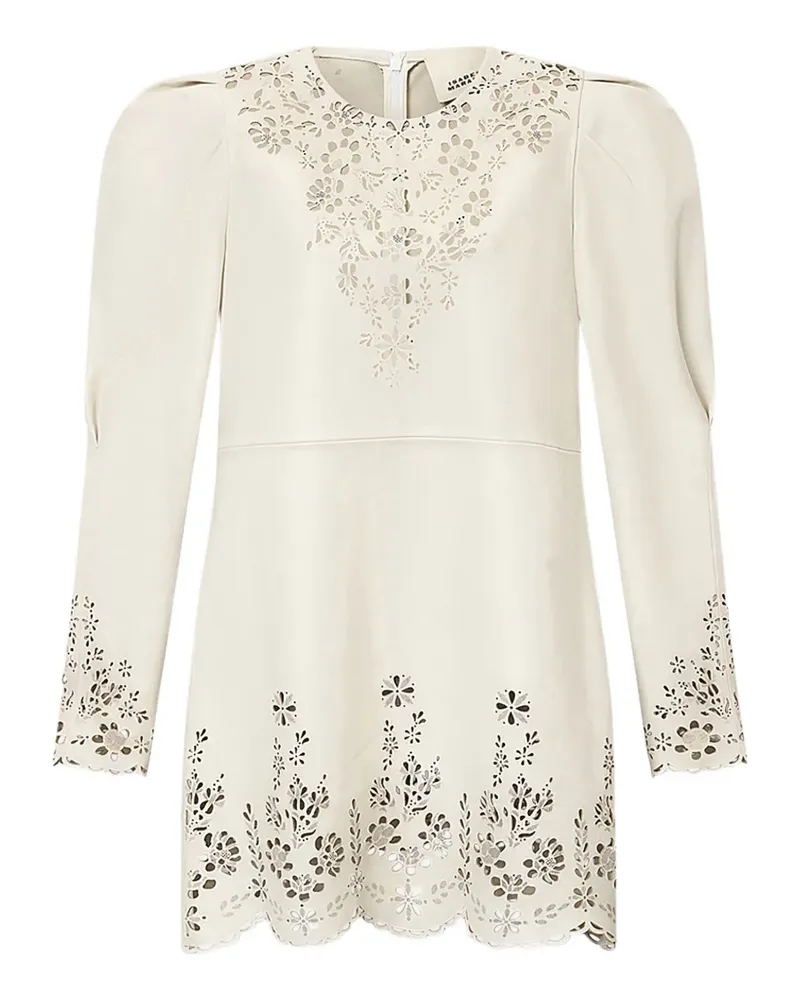 Isabel Marant Nala Minikleid mit Blumendetail - Nude Nude