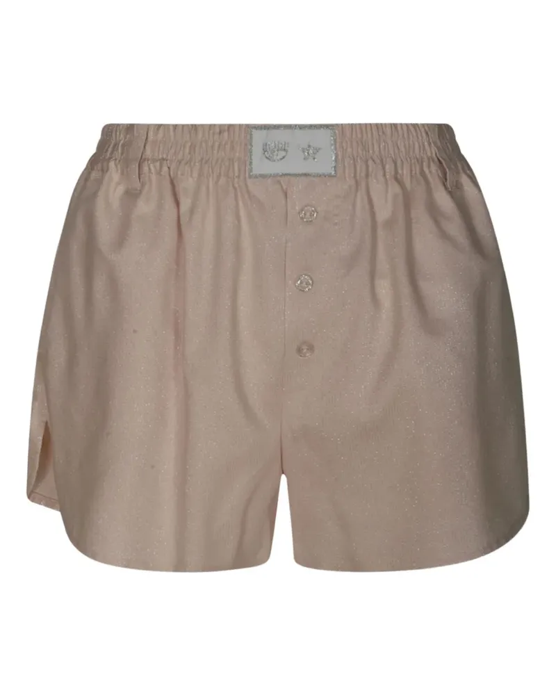 Chiara Ferragni Shorts mit Knopfleiste - Nude Nude
