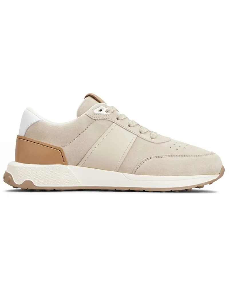 TOD'S 1T Sneakers mit Wildledereinsätzen - Nude Nude