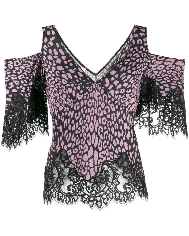 McQ Oberteil mit Cut-Outs - Rosa Rosa