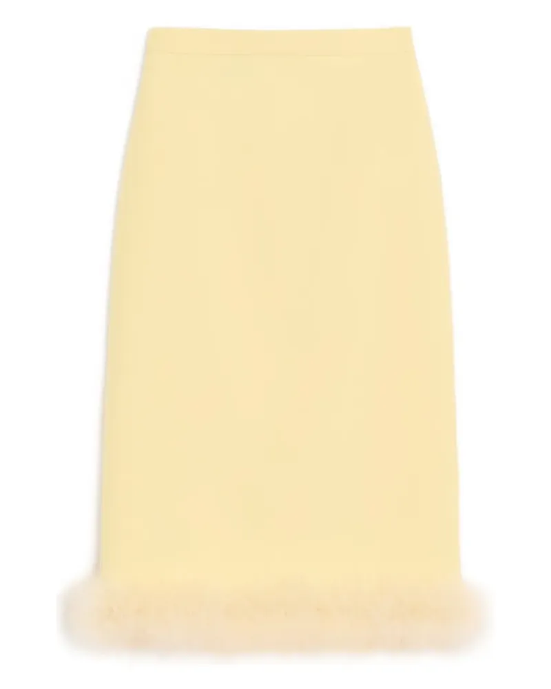 Valentino Garavani Crepe Couture midi skirt - Gelb Gelb