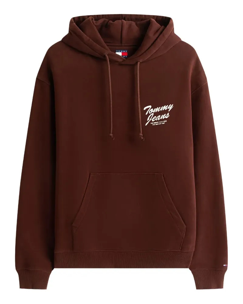 Tommy Hilfiger Hoodie mit Taschen - Braun Braun