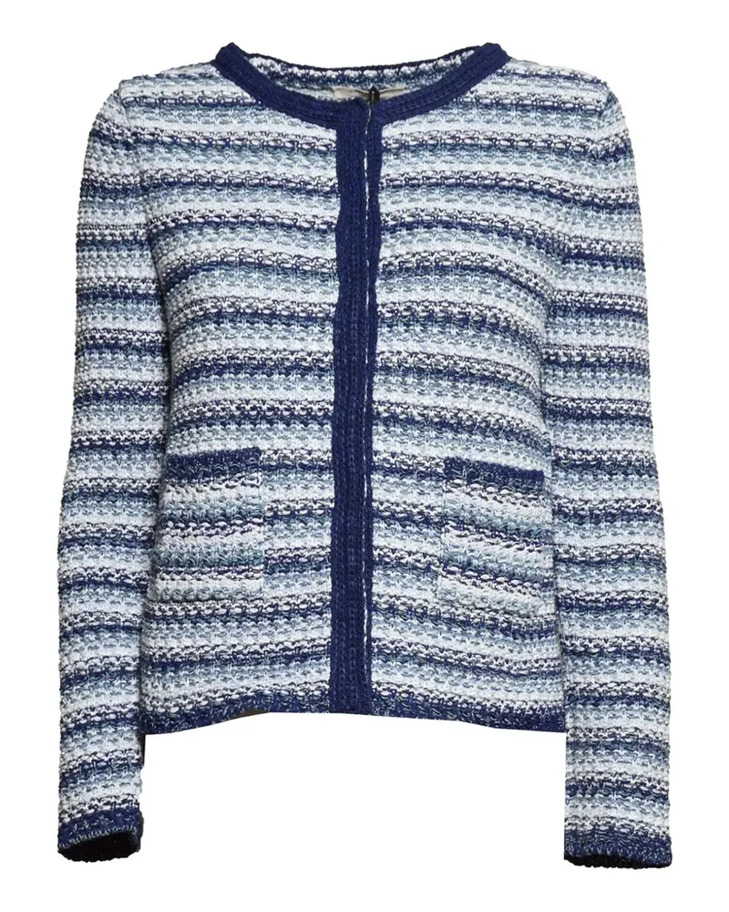 Charlott Gestreifte Jacke - Blau Blau