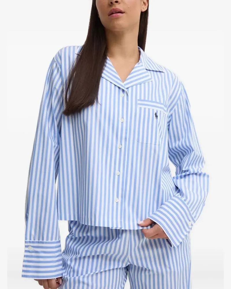 Ralph Lauren Gestreifter Pyjama - Blau Blau