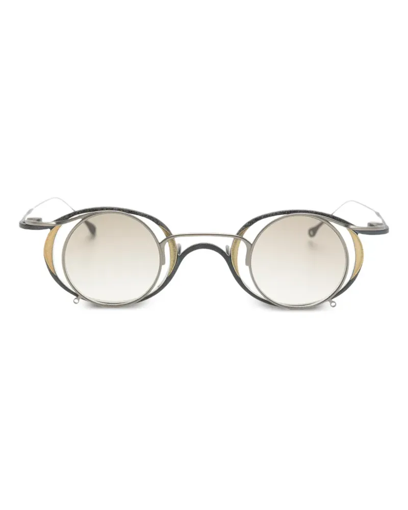 RIGARDS x Ziggy Chen runde Sonnenbrille - Blau Blau