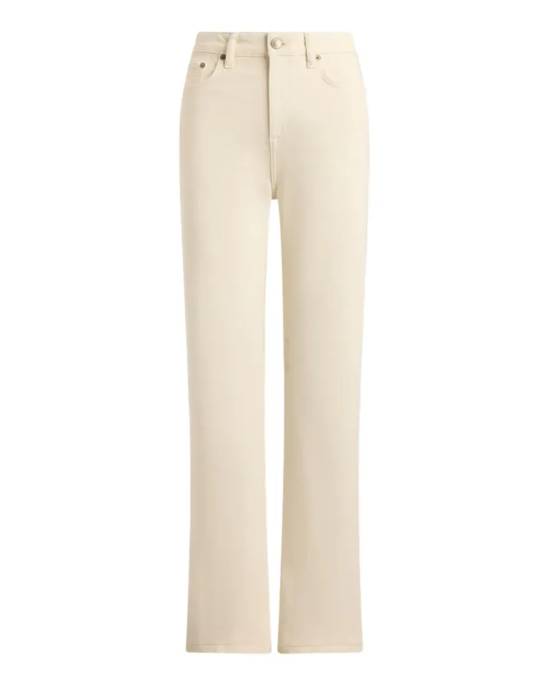 Ralph Lauren Straight-Leg-Jeans mit hohem Bund - Nude Nude